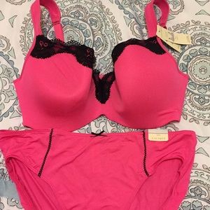 Cacique bra 38DD  panties 14/16